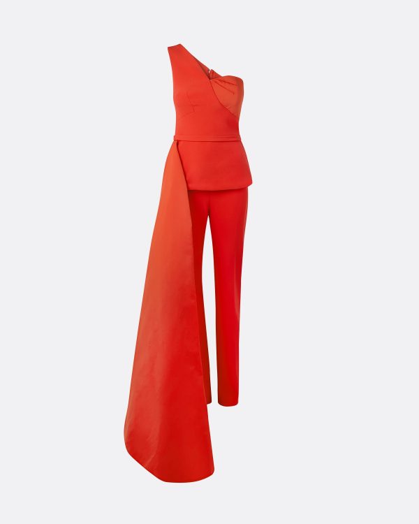 Dayna Scarlet Red Jumpsuit - Image 5