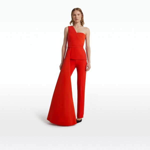Dayna Scarlet Red Jumpsuit - Image 6