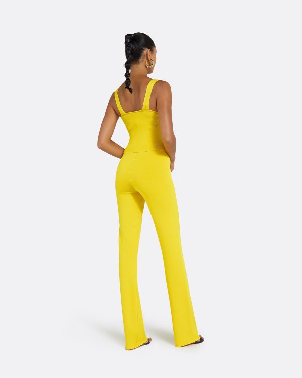 Khuno Canary Knit Trousers - Image 2