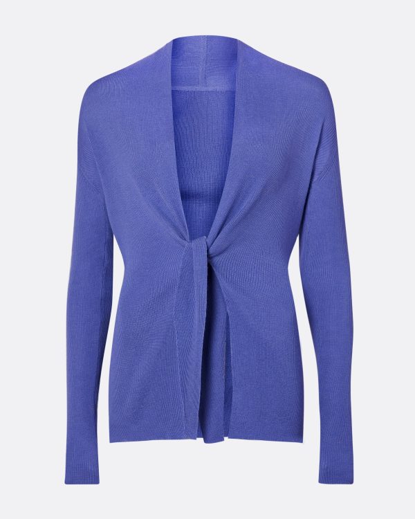Uichama Anemone Blue Knit Cardigan - Image 5