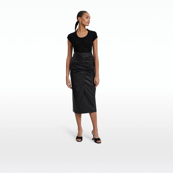 Karly Black Knit Top - Image 7