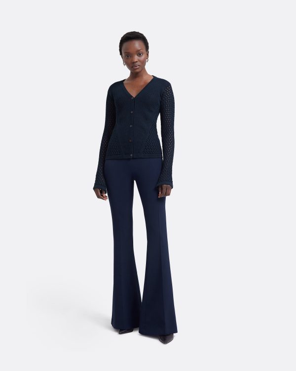 Keziah Navy Knit Top - Image 5