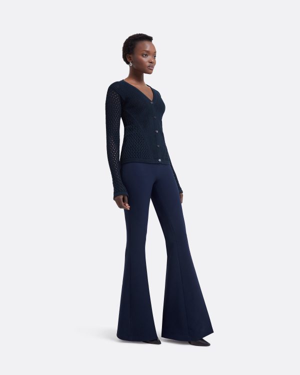 Keziah Navy Knit Top - Image 7