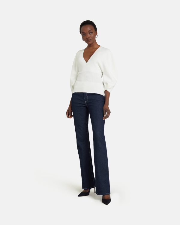 Kamali Ivory Knit Top