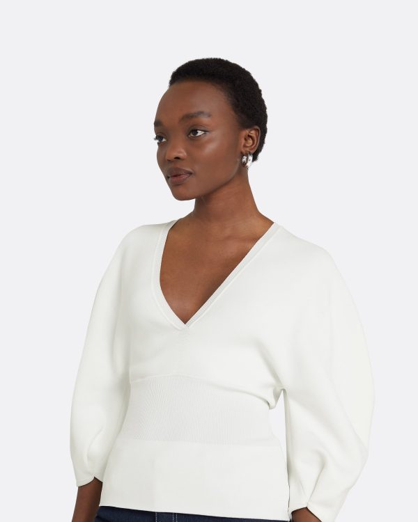 Kamali Ivory Knit Top - Image 3