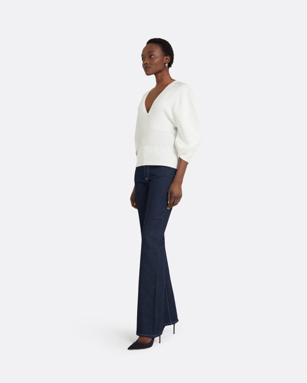 Kamali Ivory Knit Top - Image 4