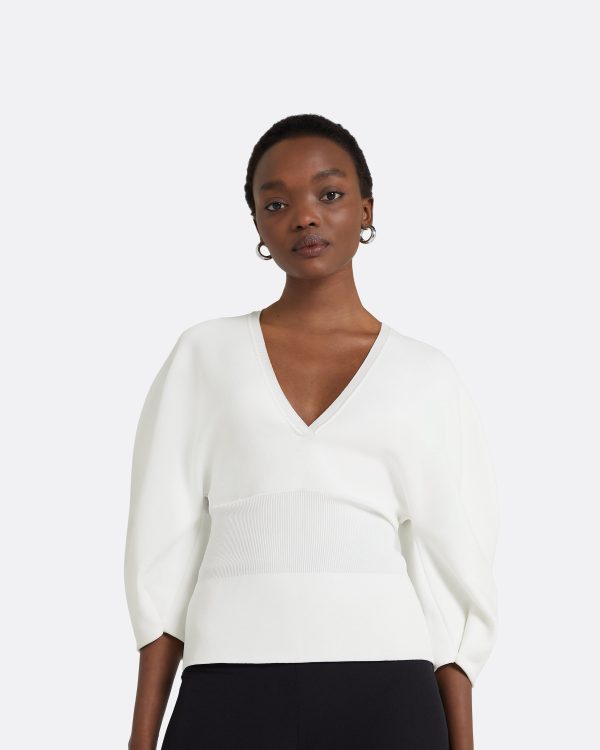 Kamali Ivory Knit Top - Image 6