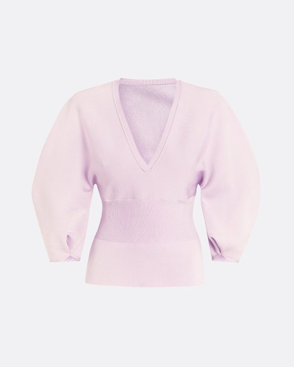 Kamali Lilac Snow Knit Top - Image 5