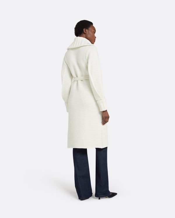 Kez Ivory Knit Coat - Image 2