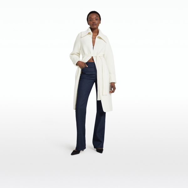 Kez Ivory Knit Coat - Image 7