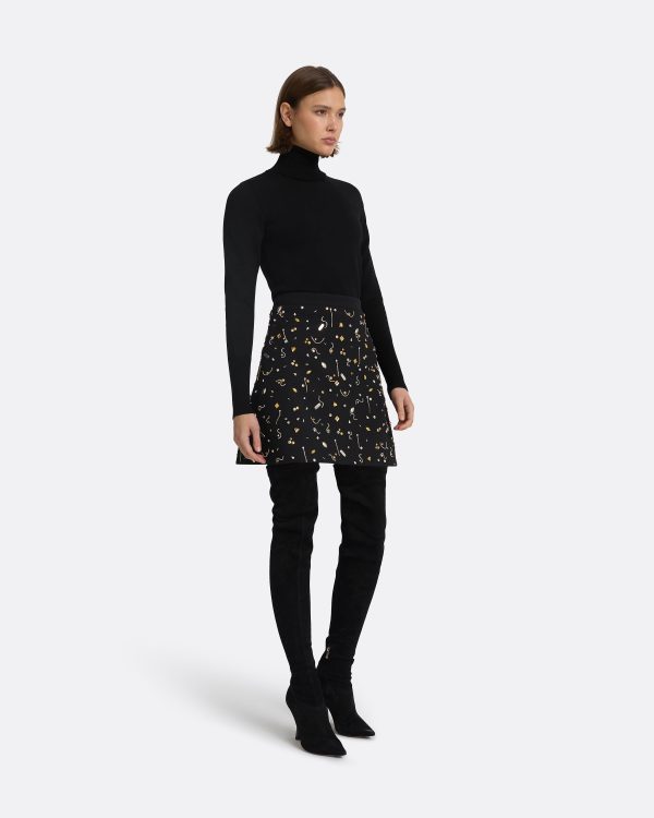 Giulia Black Knit Top - Image 6