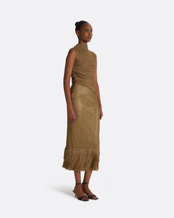 Veranna Gold Knit Top - Image 4