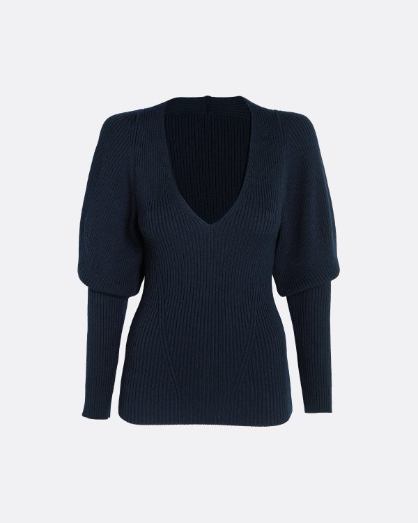 Laure Navy Knit - Image 5