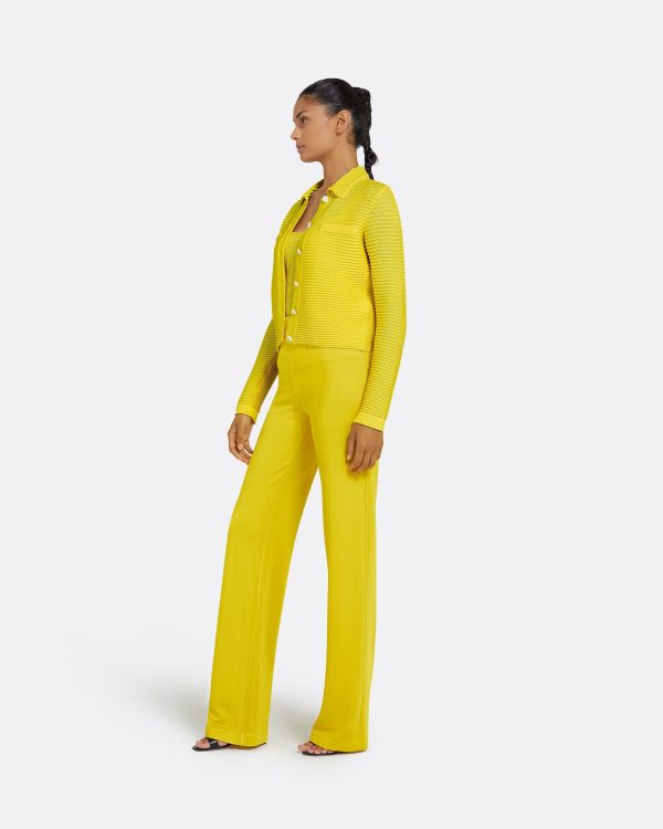 Artemis Canary Crochet Jacket - Image 4