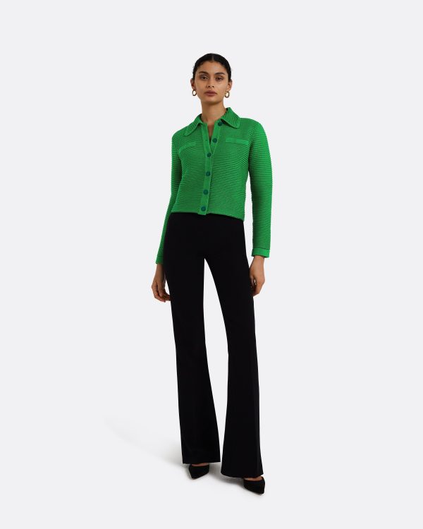 Artemis Emerald Crochet Jacket