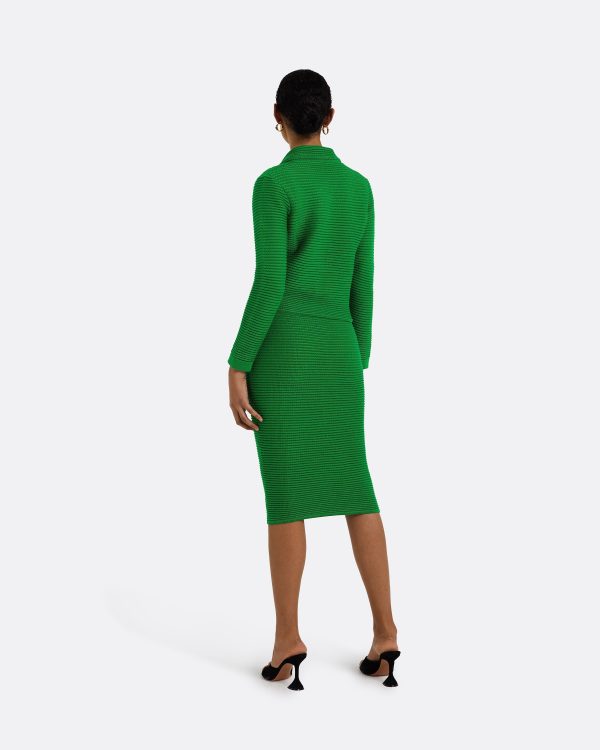 Artemis Emerald Crochet Jacket - Image 5