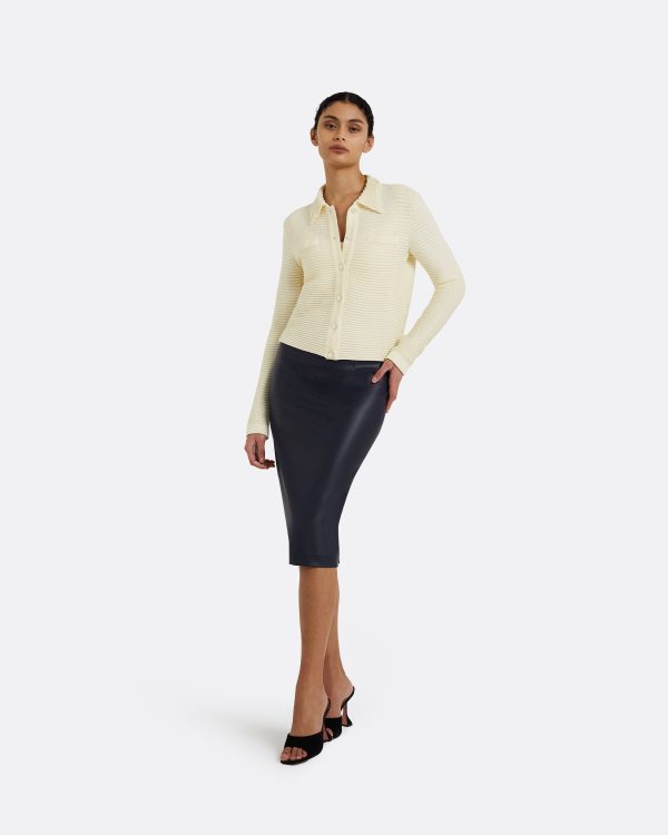 Artemis Ivory Crochet Jacket - Image 2