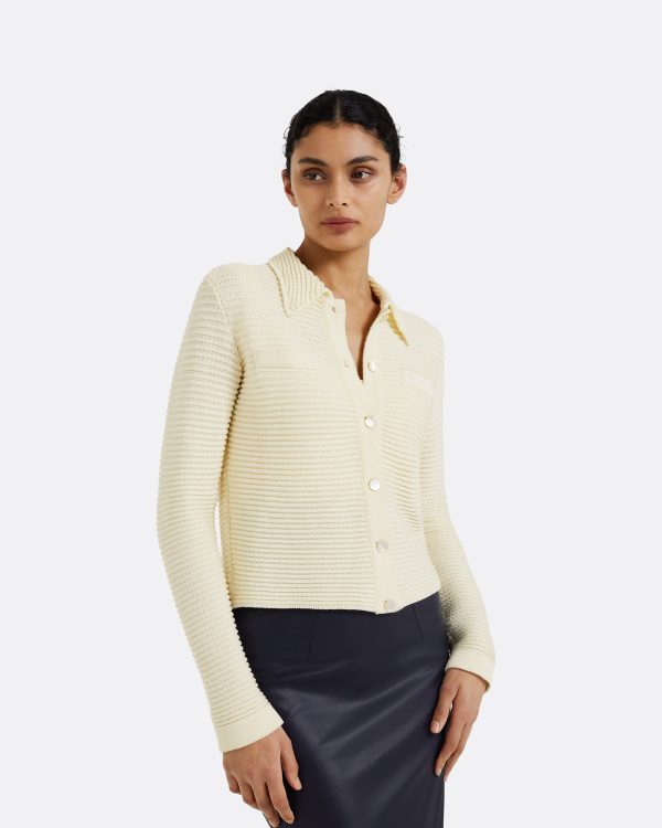 Artemis Ivory Crochet Jacket - Image 3