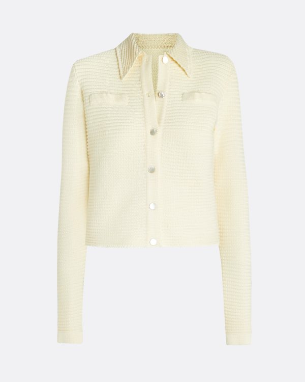 Artemis Ivory Crochet Jacket - Image 6