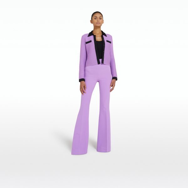Artemis Lupine & Navy Crochet Jacket - Image 6
