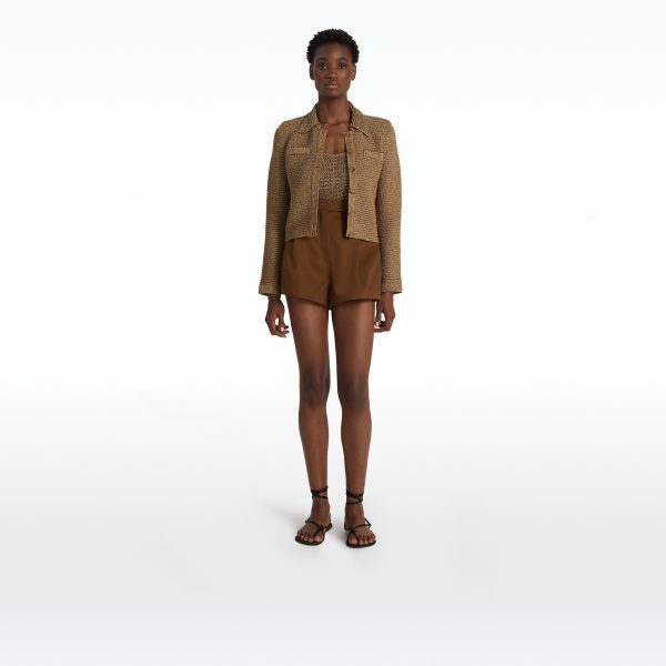 Artemis Gold Knit Jacket - Image 6