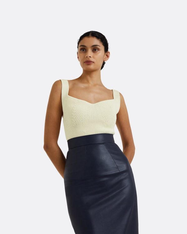 Amal Ivory Crochet Top - Image 3