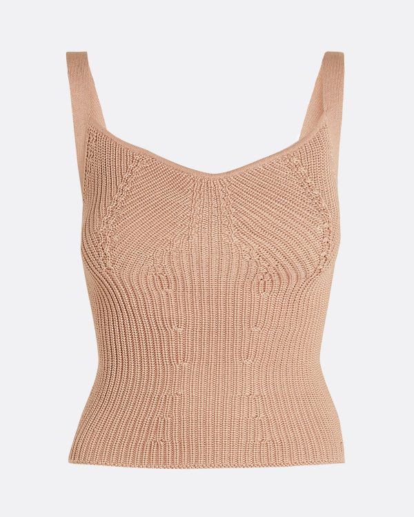 Amal Old Rose Crochet Top - Image 5