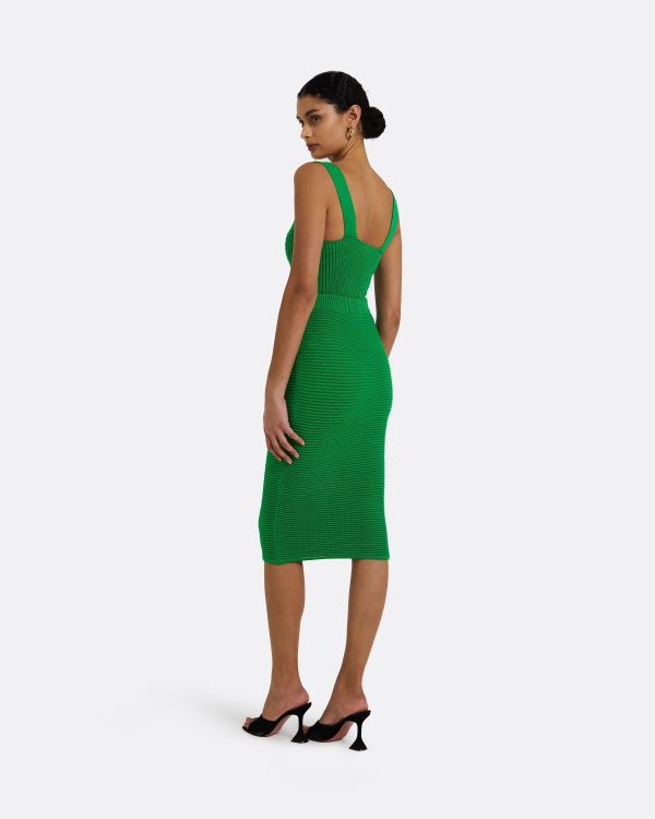 Sabah Emerald Crochet Skirt - Image 2