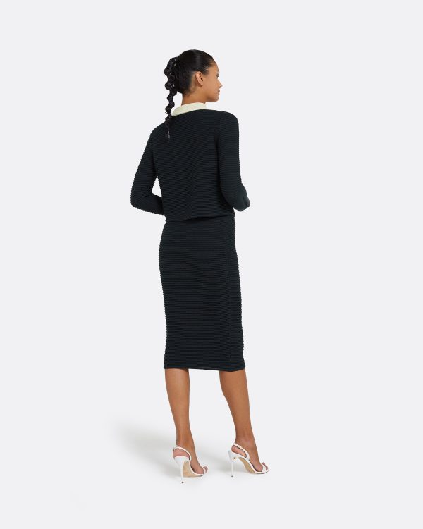 Sabah Navy Crochet Skirt - Image 2