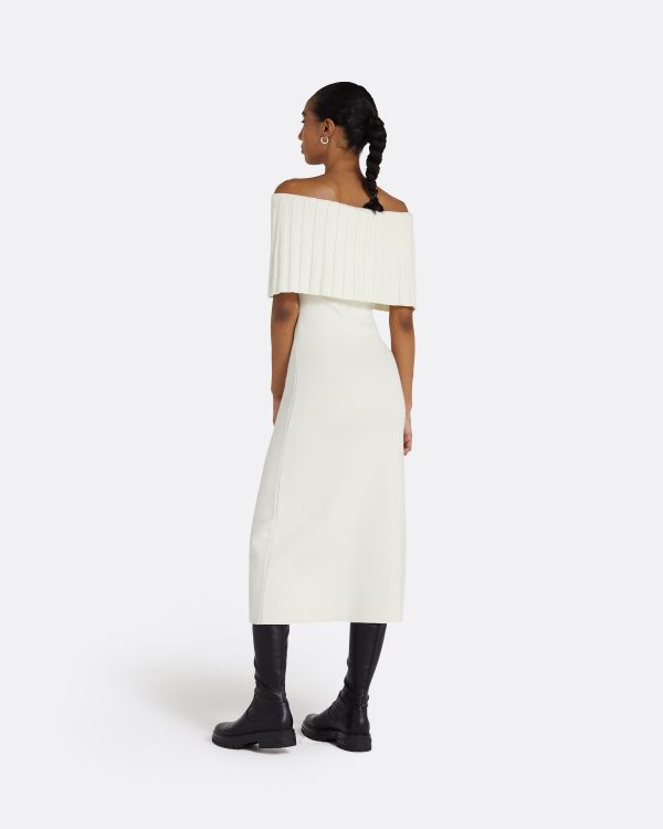 Risette Ivory Midi Dress - Image 2