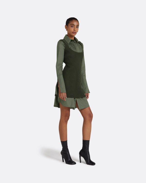 Cindy Seaweed Knit Dress - Image 4