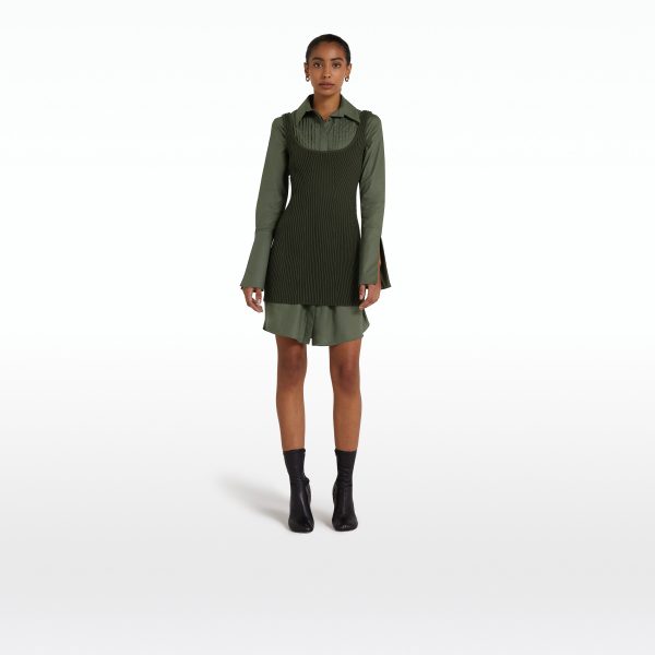 Cindy Seaweed Knit Dress - Image 6