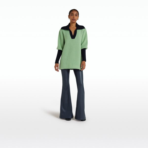 Leonie Sage & Navy Knit - Image 6