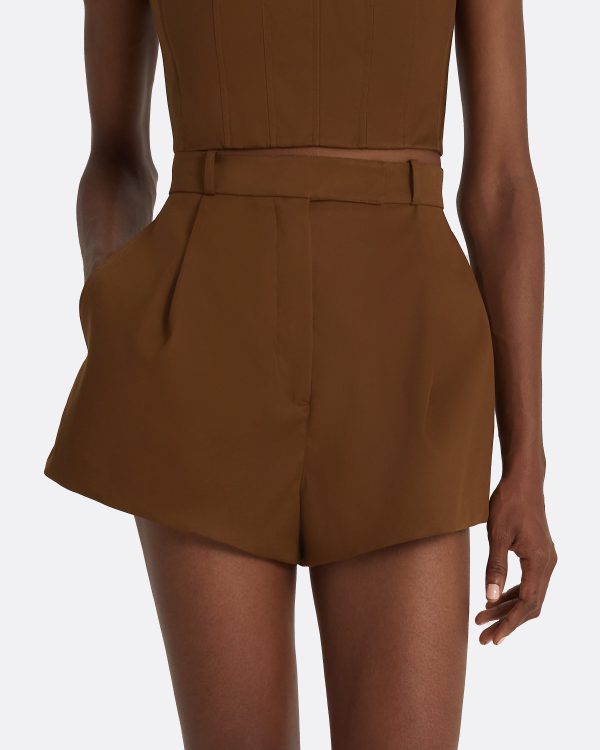 Helean Deep Brown Shorts - Image 5