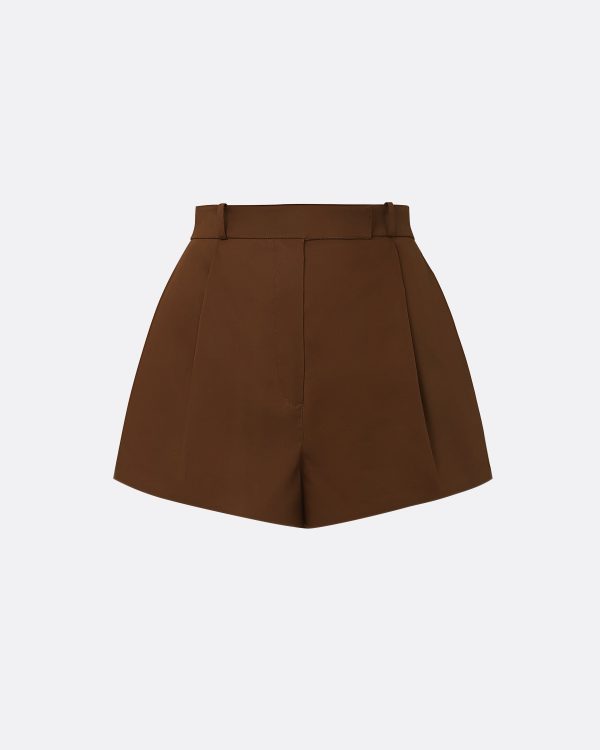 Helean Deep Brown Shorts - Image 7