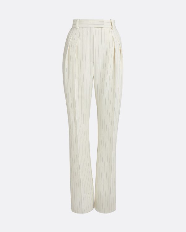 Ferna Ivory Pinstripe Trousers - Image 5