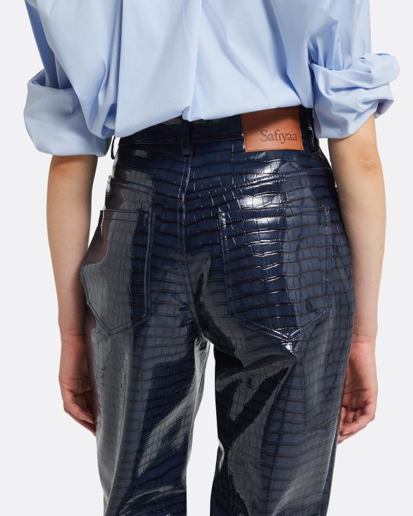 Pippa Navy Trousers - Image 5