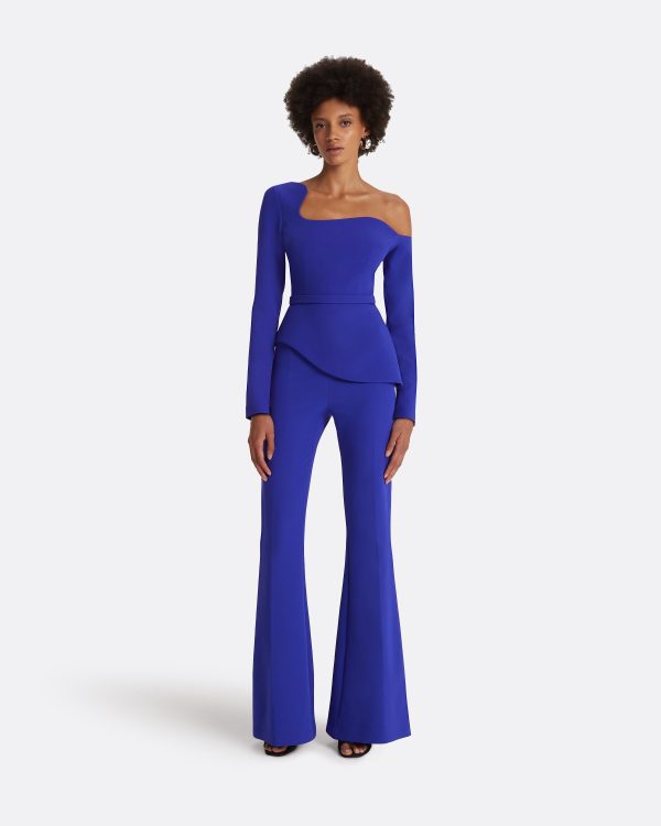 Halluana Azure Blue Trousers - Image 3