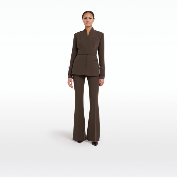 Halluana Chocolate Trousers - Image 6