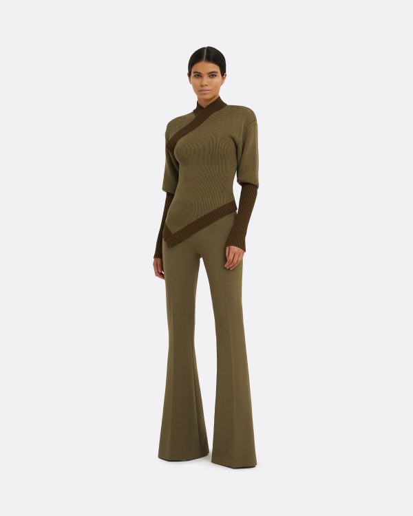Halluana Khaki Trousers - Image 3