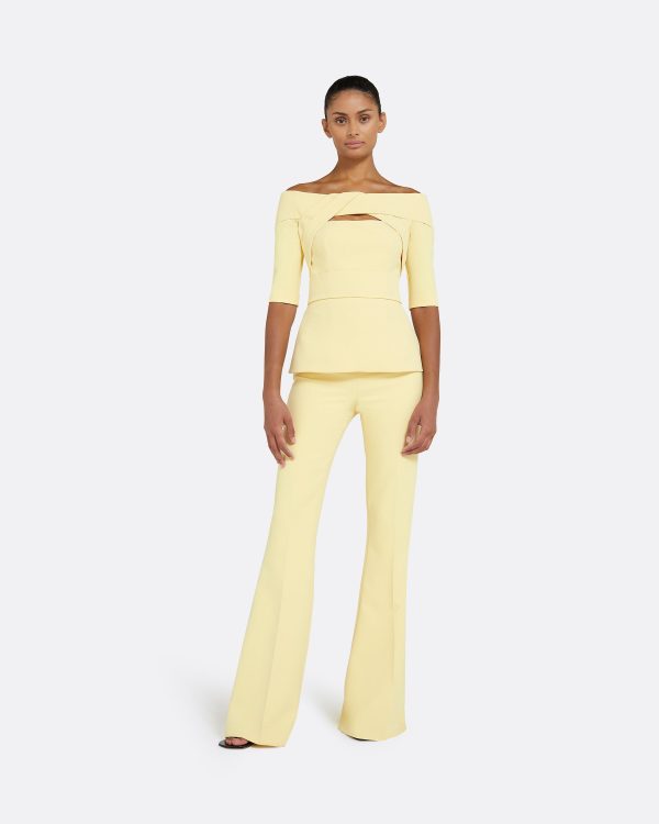 Halluana Pale Primrose Trousers - Image 3