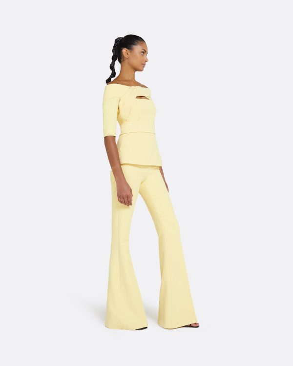 Halluana Pale Primrose Trousers - Image 4