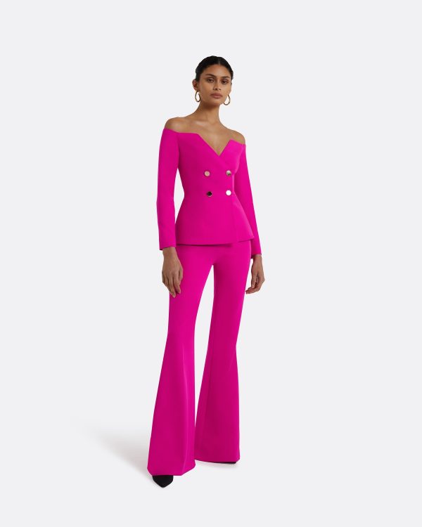 Halluana Wild Strawberry Trousers - Image 3