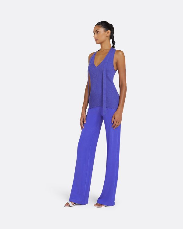 Lea Anemone Blue Trousers - Image 3