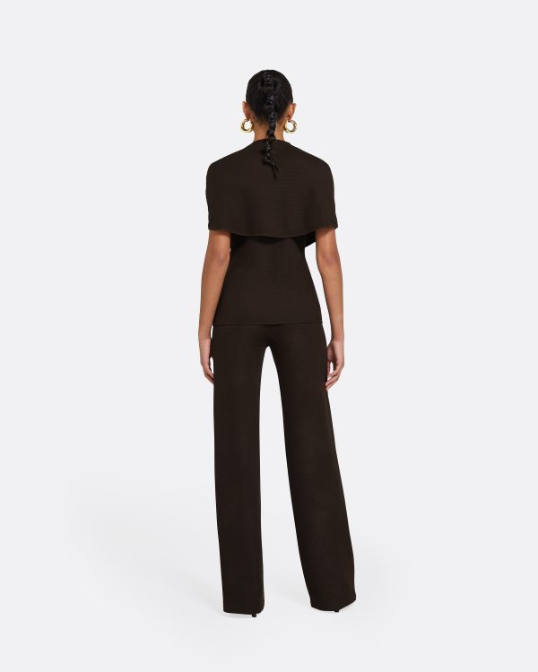 Lea Dark Mocha Trousers - Image 2