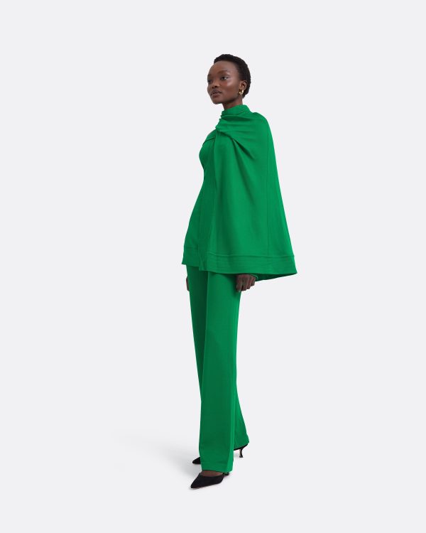 Lea Jewel Green Trousers - Image 3