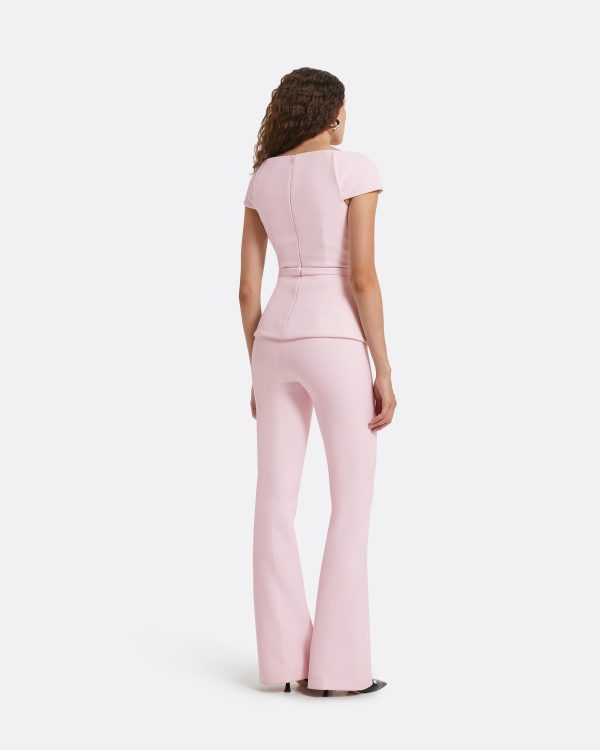Alexa Barely Pink Trousers - Image 2