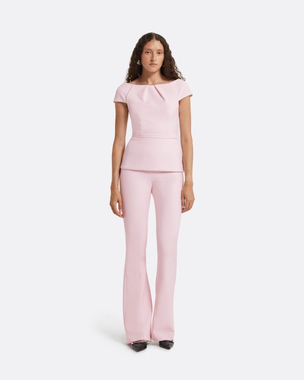 Alexa Barely Pink Trousers - Image 3