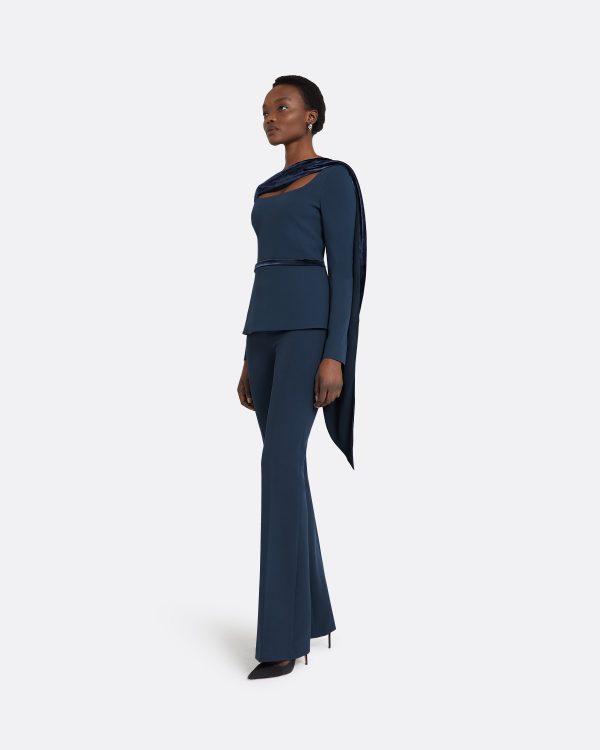 Alexa Ink Blue Trousers