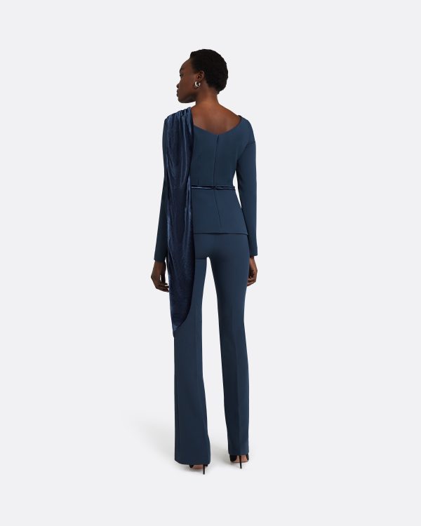 Alexa Ink Blue Trousers - Image 2